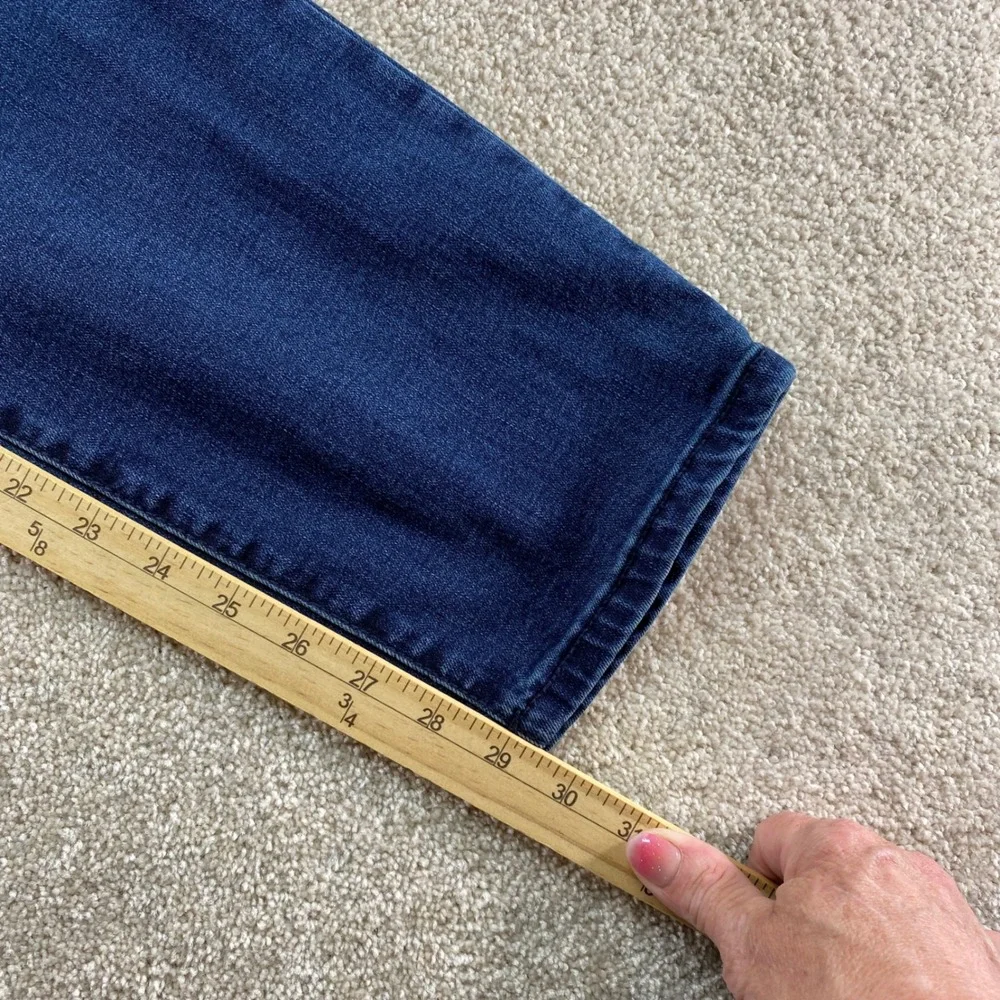 Express Straight Leg Jeans Mens 34x32 Dark Blue Excellent‎ Stretch EX0005553